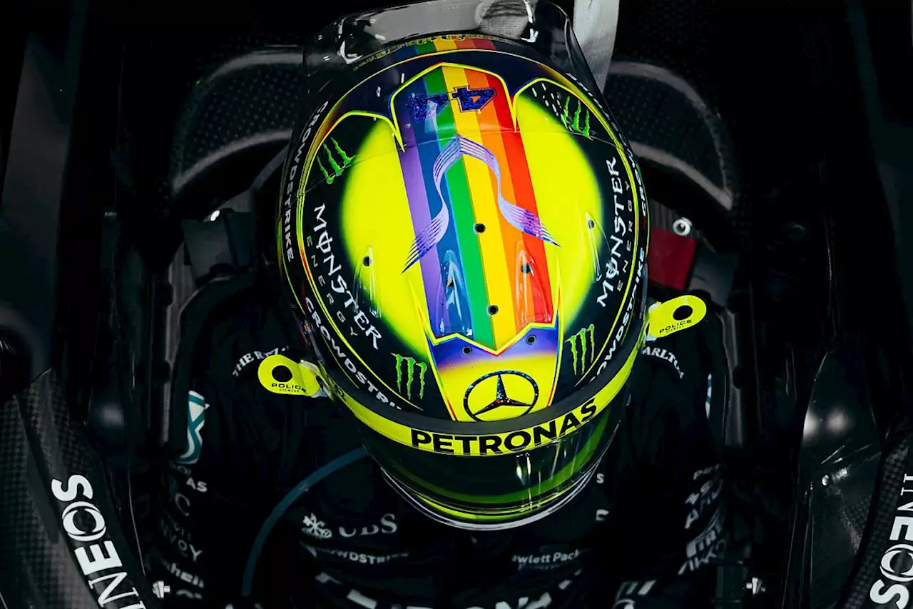 FIA has no issue with Hamilton rainbow helmet at F1 Bahrain GP