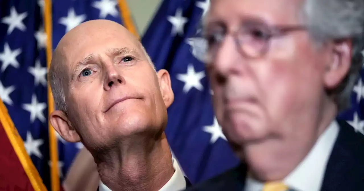 Rick Scott takes his fight against Mitch McConnell to a new level