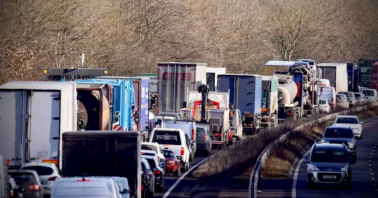 Updates as major accident causes huge queues on busy road