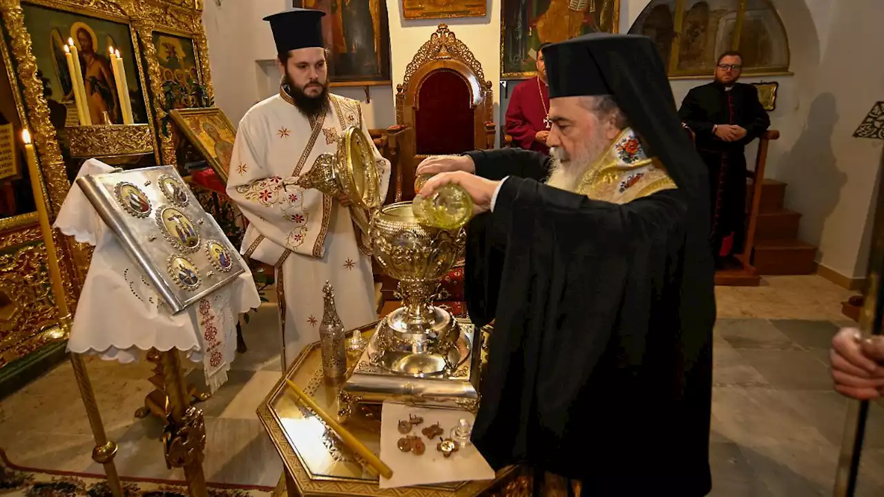 Krönungsöl für König Charles in Jerusalem geweiht