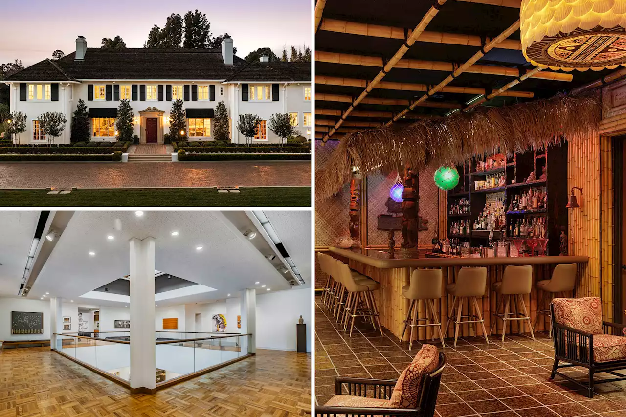 California compound with secret tunnel, Tiki lounge lists for $38.5M