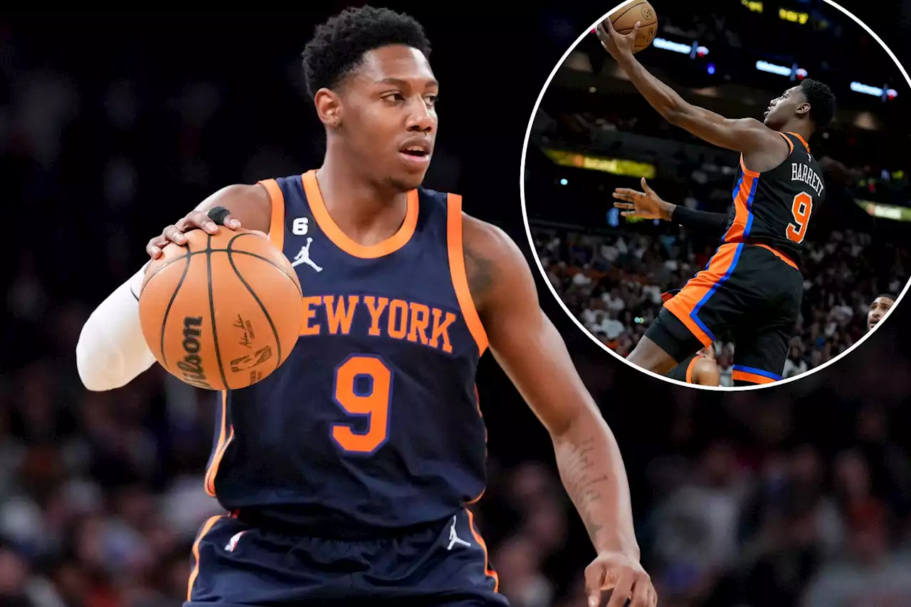 RJ Barrett knows Knicks ‘haven’t done anything’ yet despite being proven right