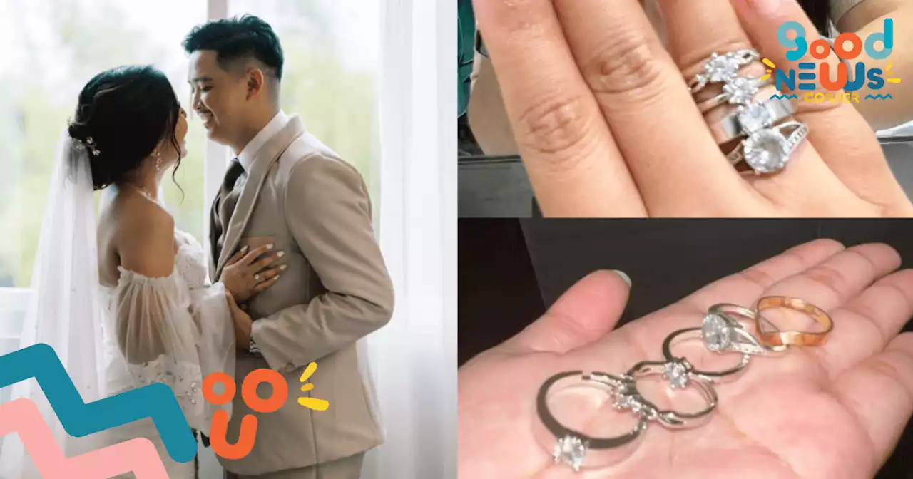 A Filipino woman received four engagement rings from her then long-distance partner—here's why