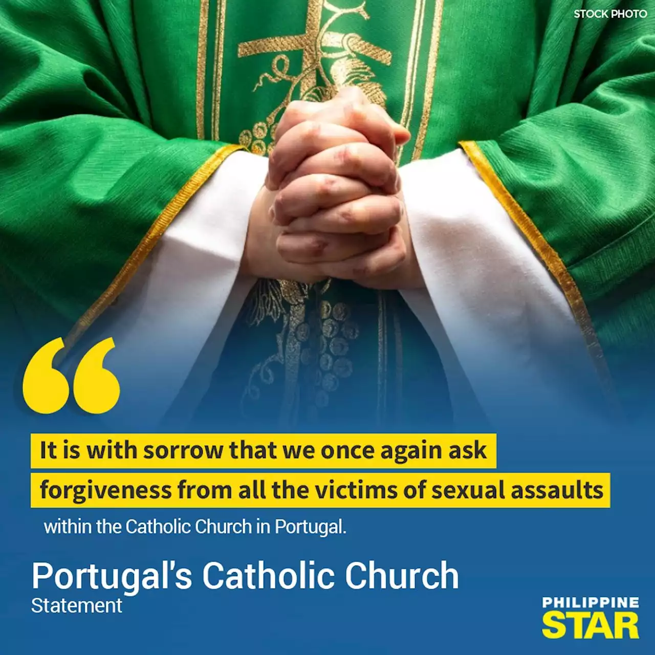 Portugal's Catholic Church asks abuse victims for pardon