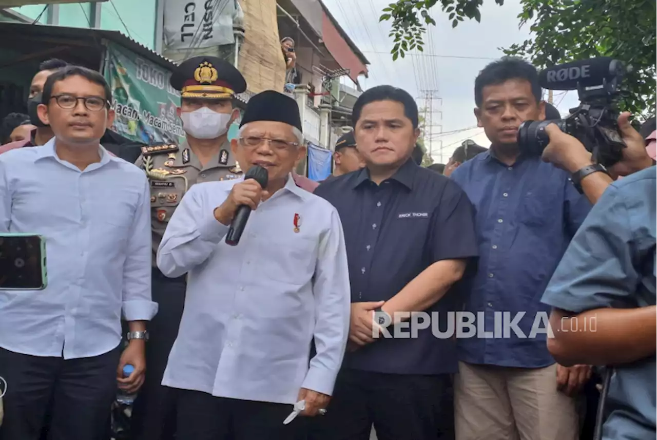 Bersama Wapres di Plumpang, Erick: Fokus Saat Ini Penanganan Korban |Republika Online