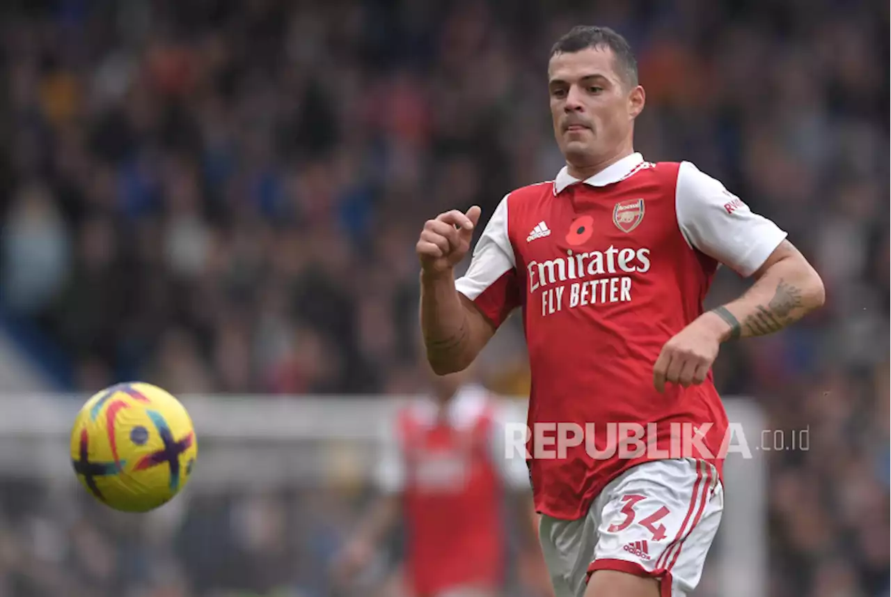 Ini Susunan Pemain Arsenal Vs Bournemouth; Xhaka Disimpan di Bangku Cadangan |Republika Online