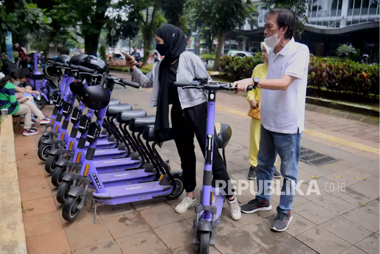 Pemkot Bogor Batasi Operasional Sepeda Listrik Sewaan PT Beam |Republika Online