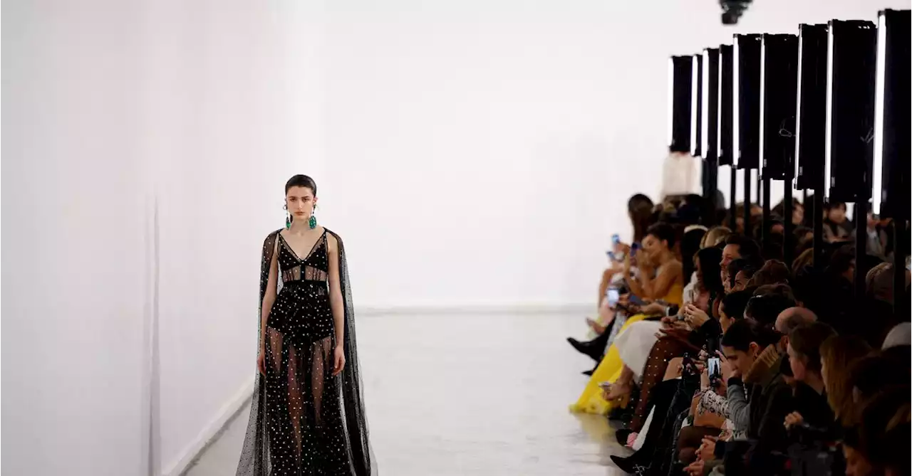 Giambattista Valli fills fall runway show with tweeds at Paris Fashion Week