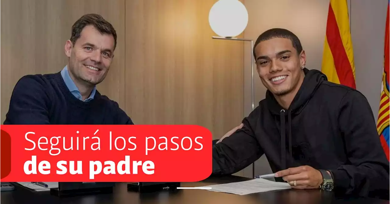 Barcelona se aseguró el futuro con el fichaje estelar de João Mendes, hijo de Ronaldinho