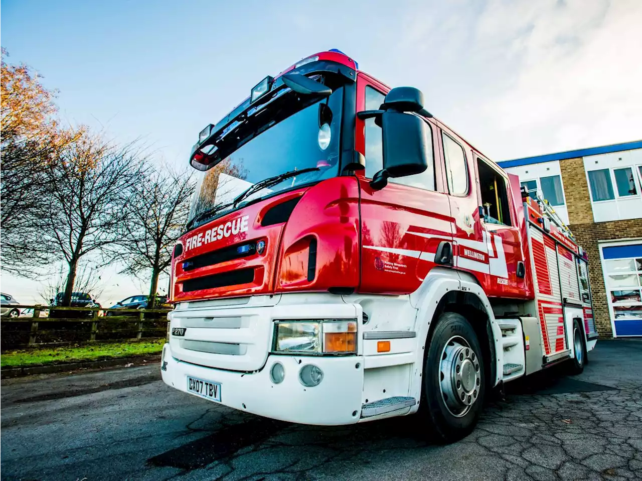 Crews scambled to tackle chimney fire in village