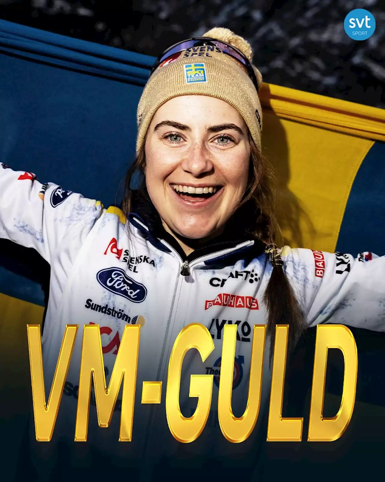 Längdskidor: Ebba Andersson vinner guld i tremilen – hennes andra i VM