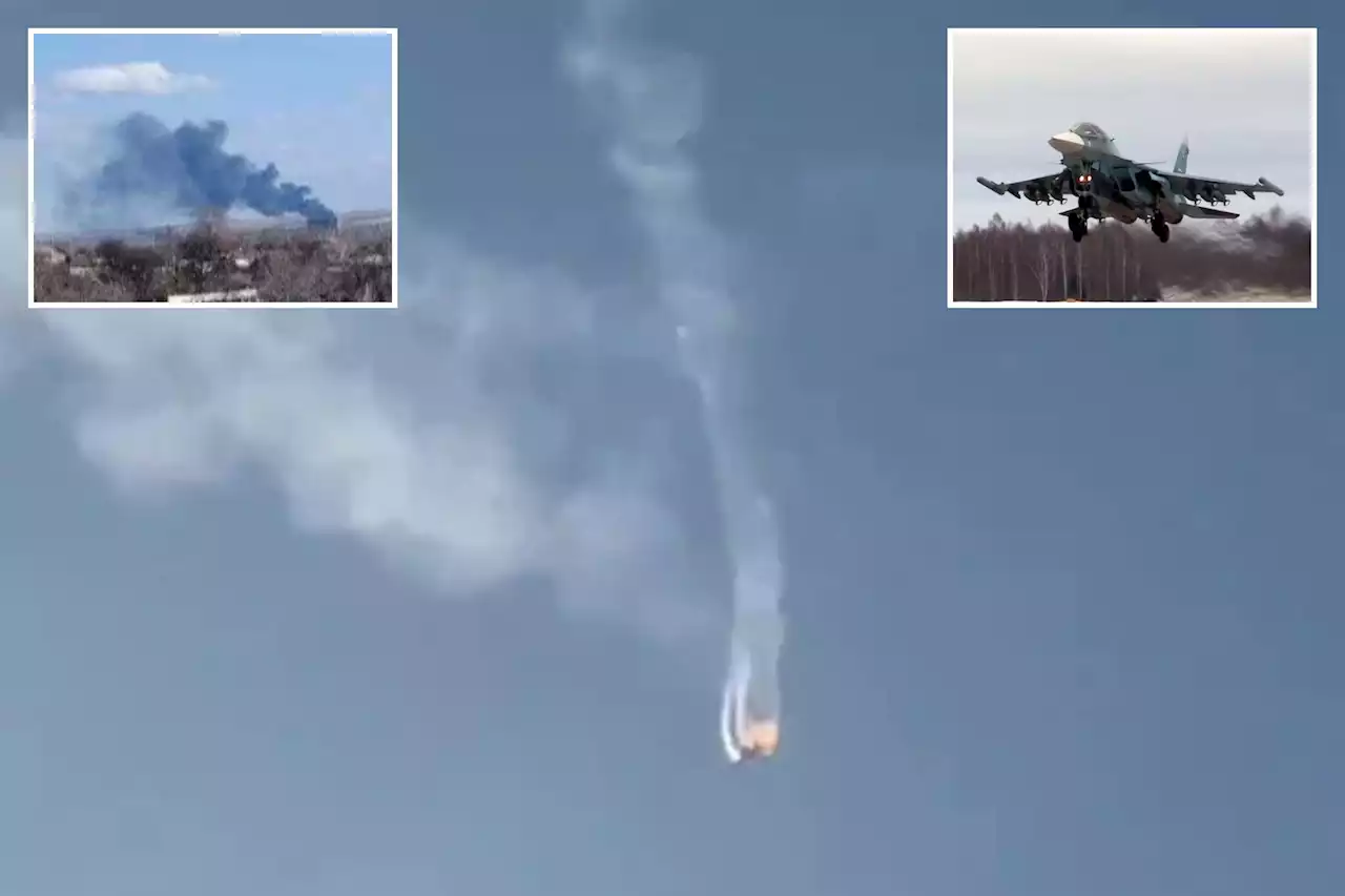 Putin jet is blasted out of sky as Zelensky warns Russia will 'feel our power'