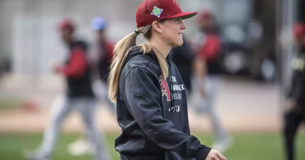 Female minor league manager gets day as D-backs bench coach