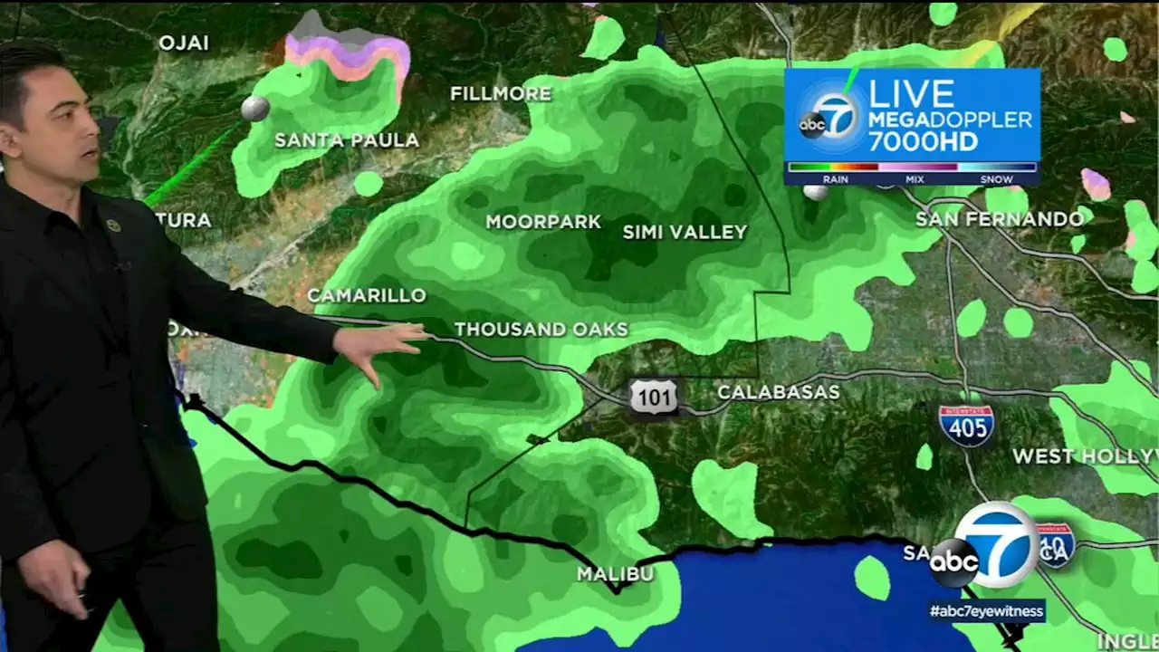 Light showers make brief return in SoCal Sunday amid cloudy skies