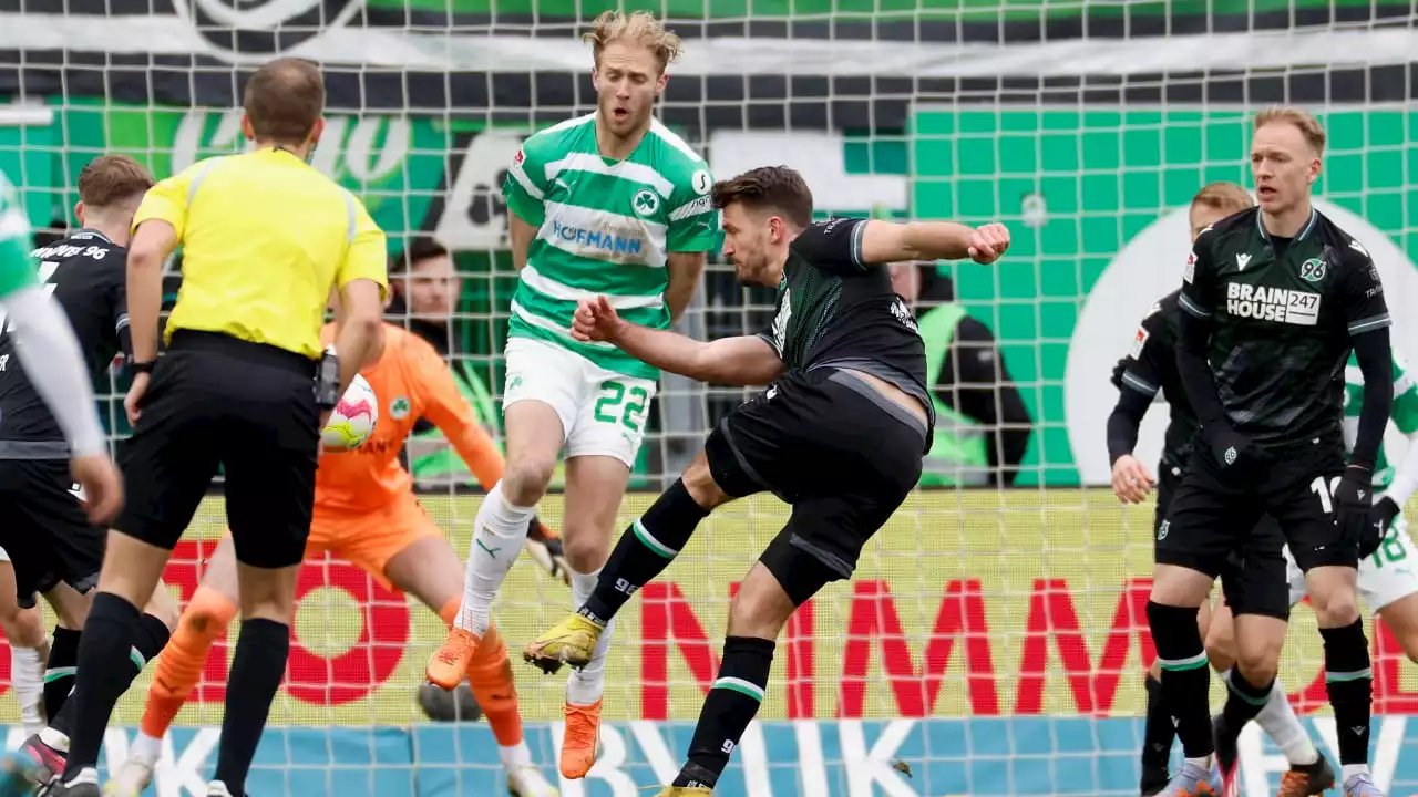 2. Liga: Greuther Fürth gegen Hannover 96 1:1 – Stefan Leitl weiter sieglos