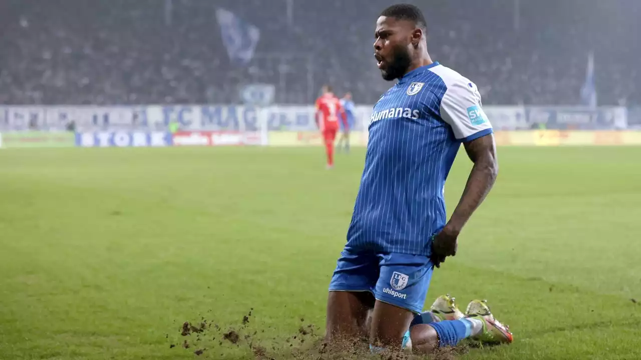 2. Liga! Magdeburg-Knipser Kwarteng: Torjubel ungesund für die Knie