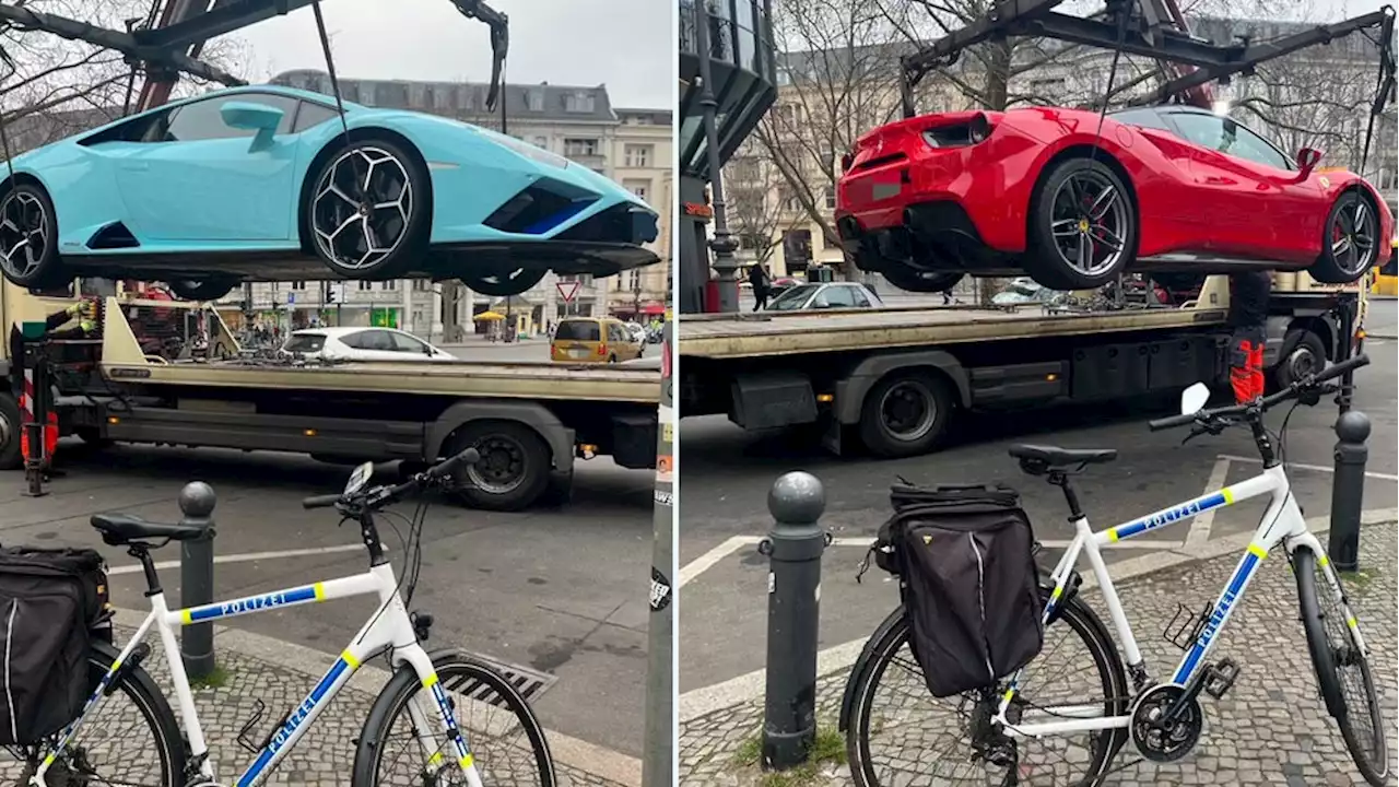 Charlottenburg: Fahrradstreife nimmt Flitzer hoch