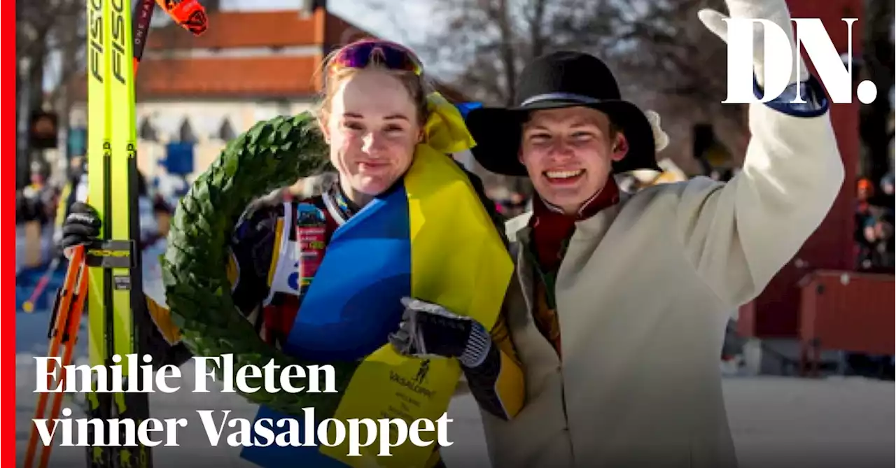 Emil Persson och Emilie Fleten vinner Vasaloppet