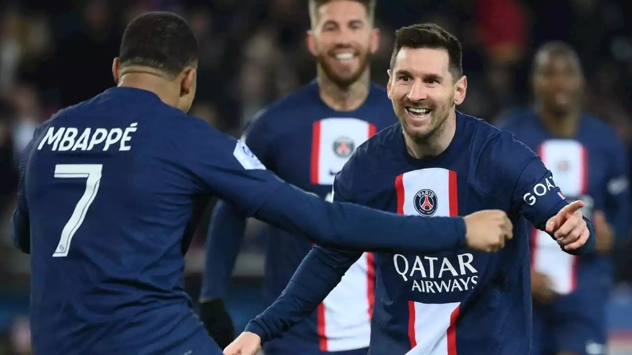 Lionel Messi y Mbappé históricos: anotaron en el triunfo del PSG que los deja más cerca del título