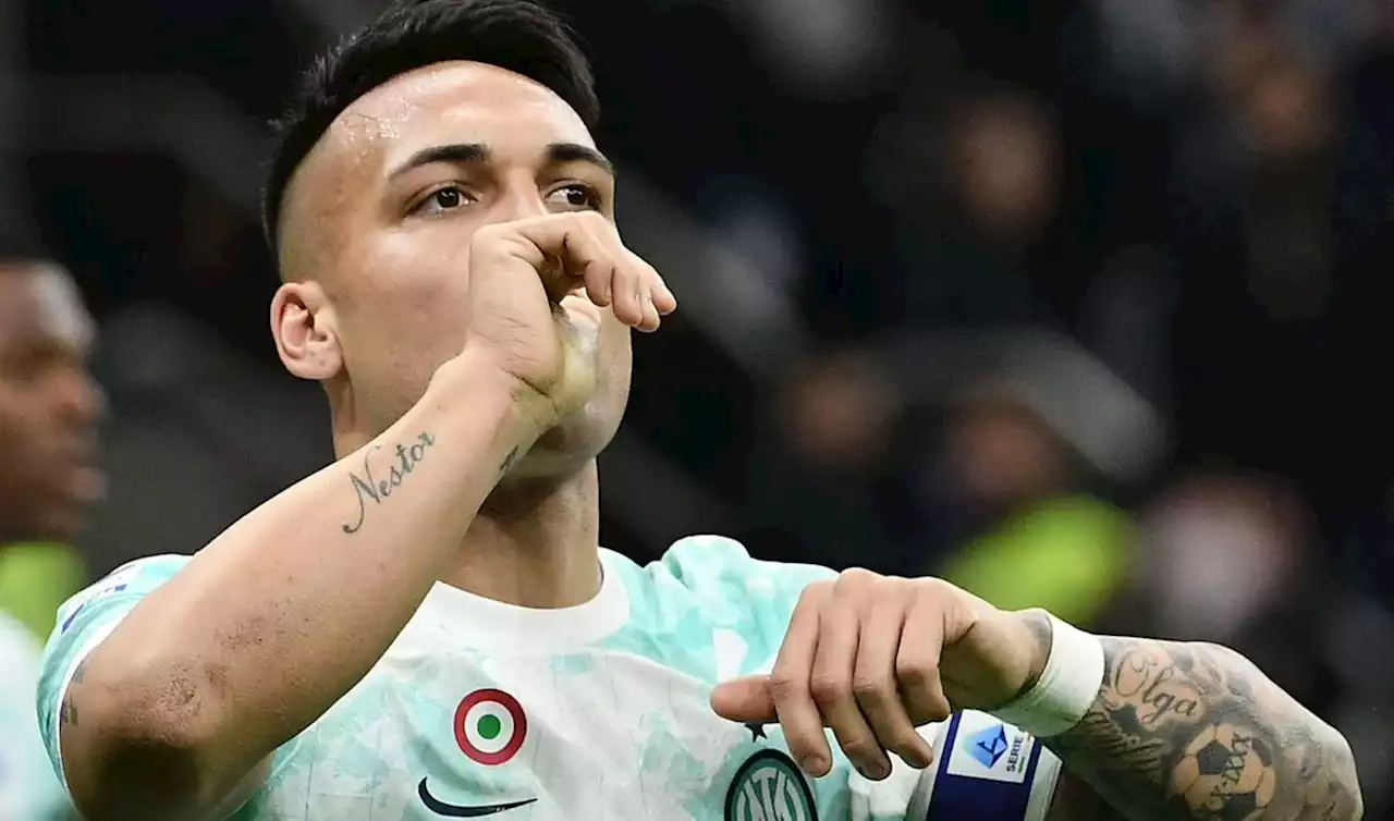 Lautaro la metió en la victoria de Inter