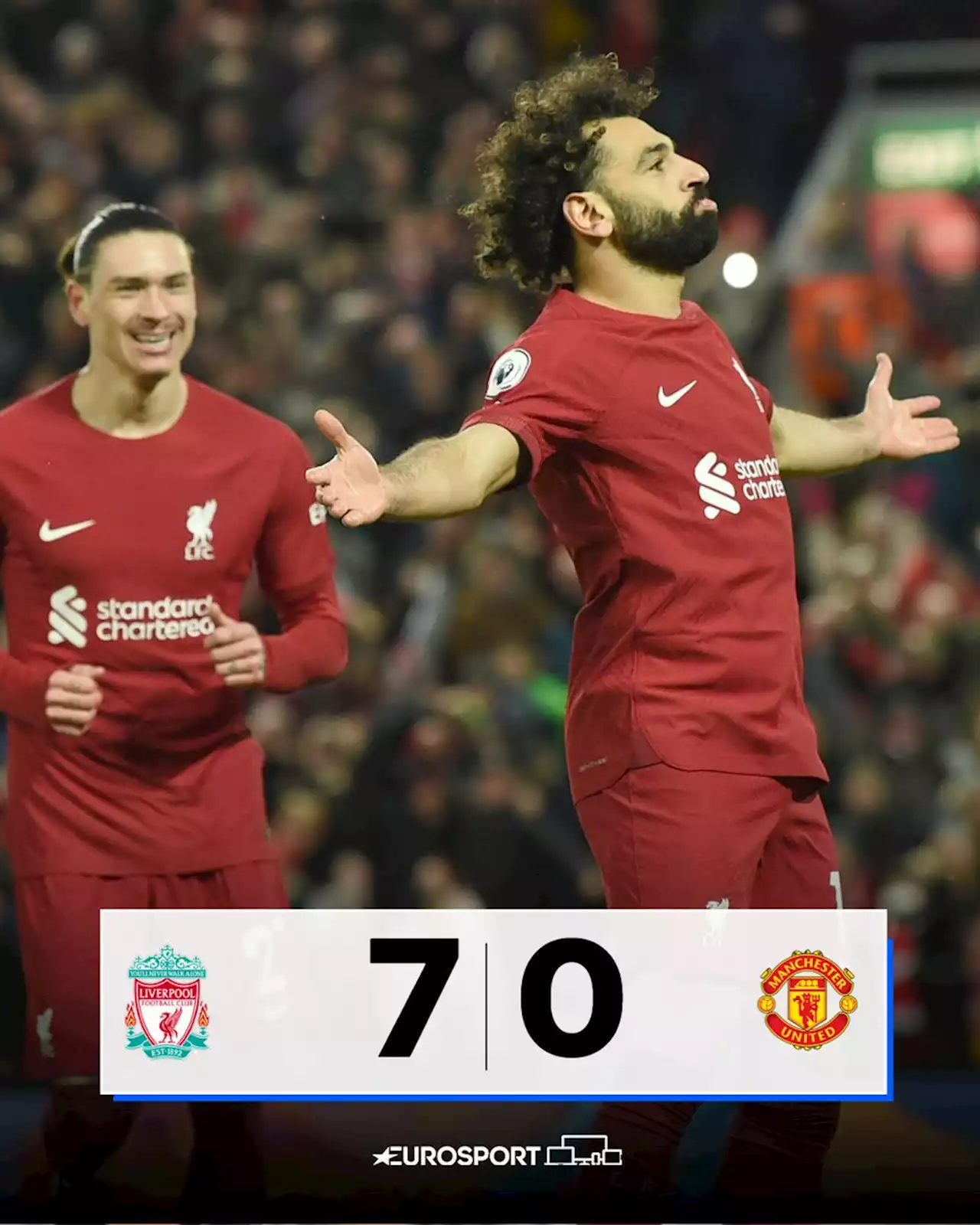 Premier League - Liverpool - Manchester United | 7-0 : Liverpool écrase le rival Manchester United à Anfield