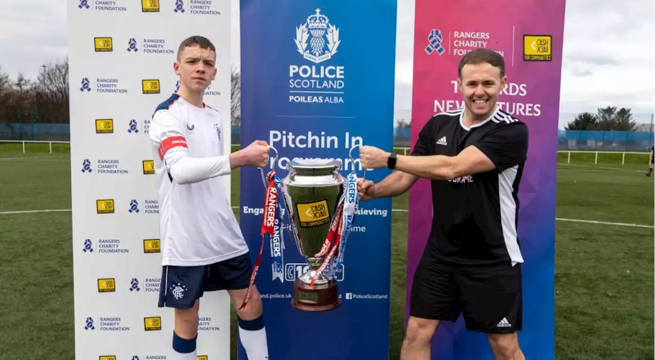 Rangers Foundation plays Police Scotland in charity football match