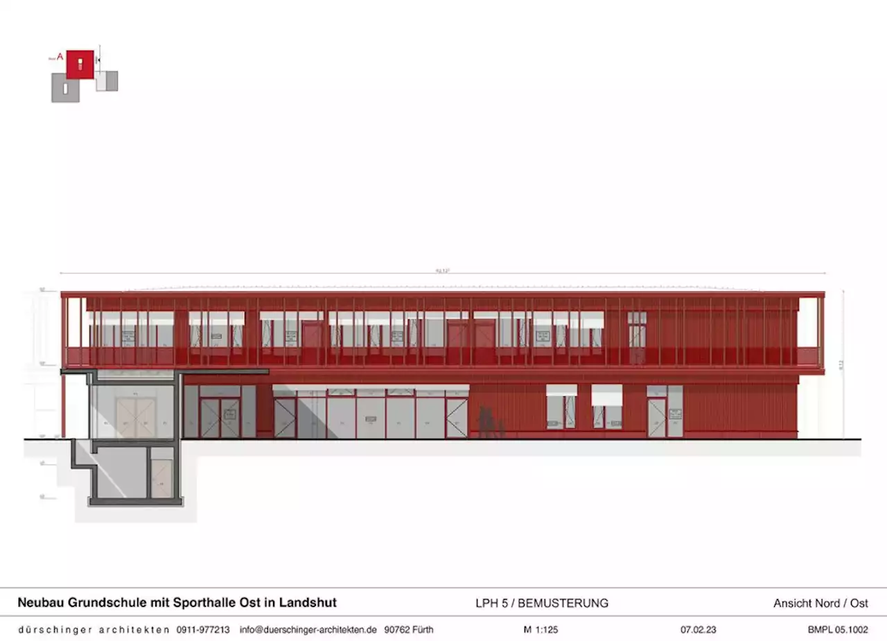 Farbdiskussion im Bausenat: Eine rote Schule im Landshuter Osten? - idowa