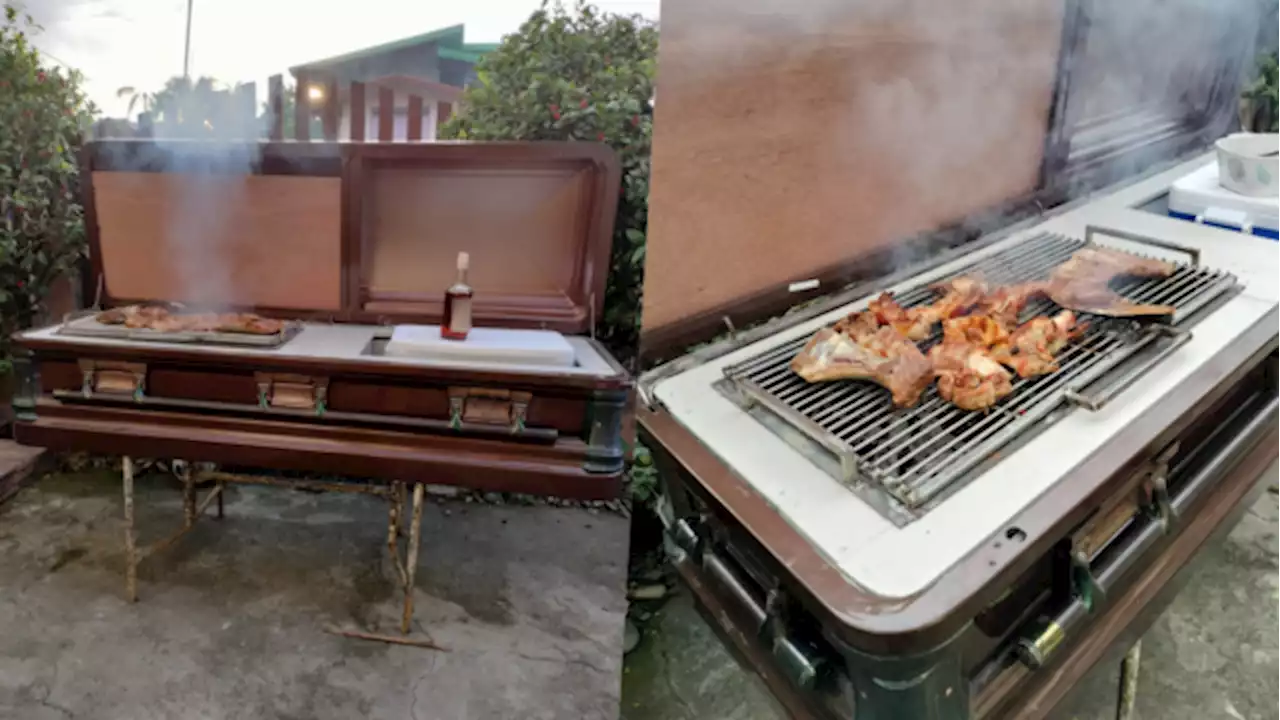 ‘Coffinasal’: Man turns casket into BBQ grill in North Cotabato