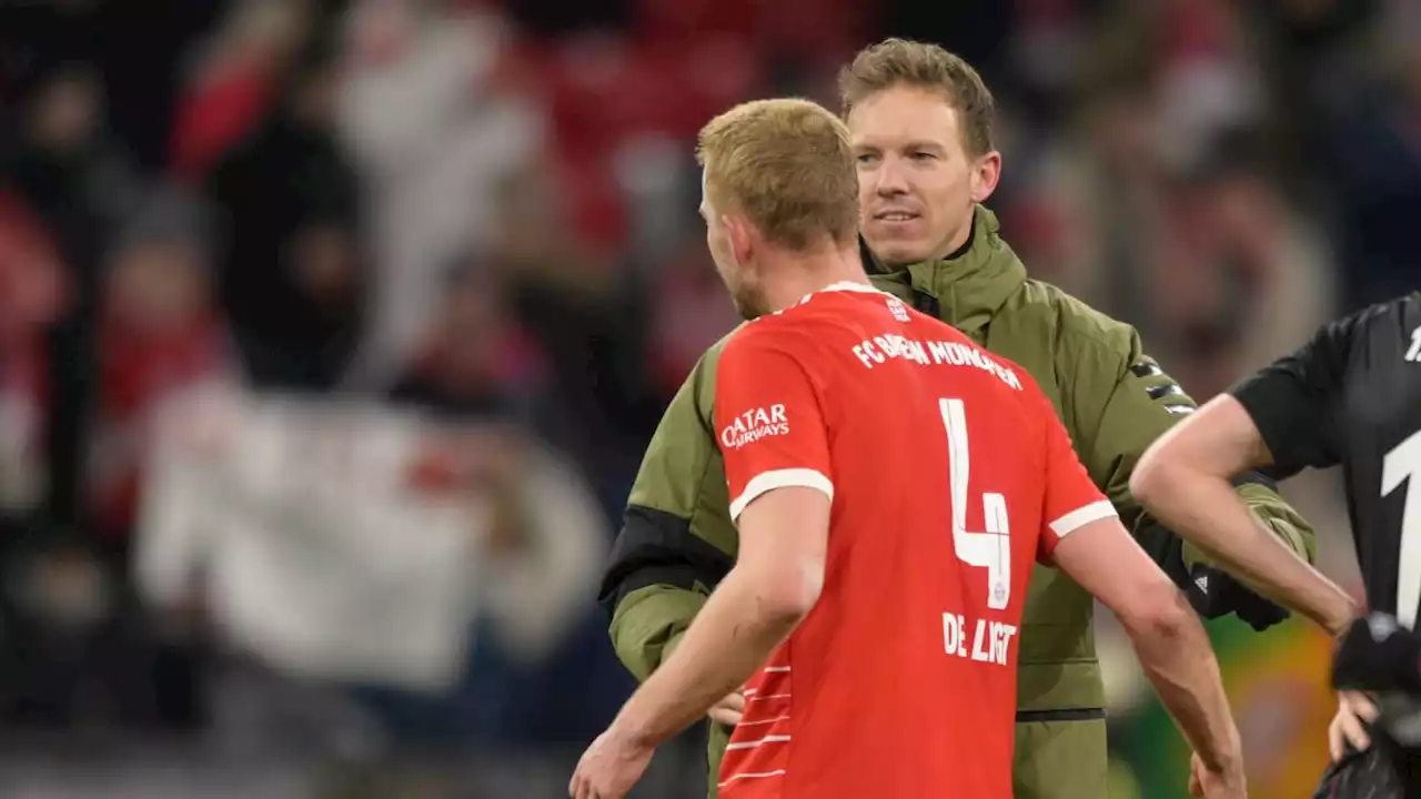 Nagelsmann schwärmt von 'ordentlichem Mannsbild' De Ligt