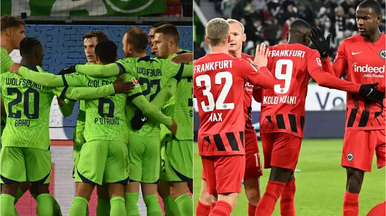 Spektakel in Hälfte eins: Wolfsburg und Frankfurt spielen remis