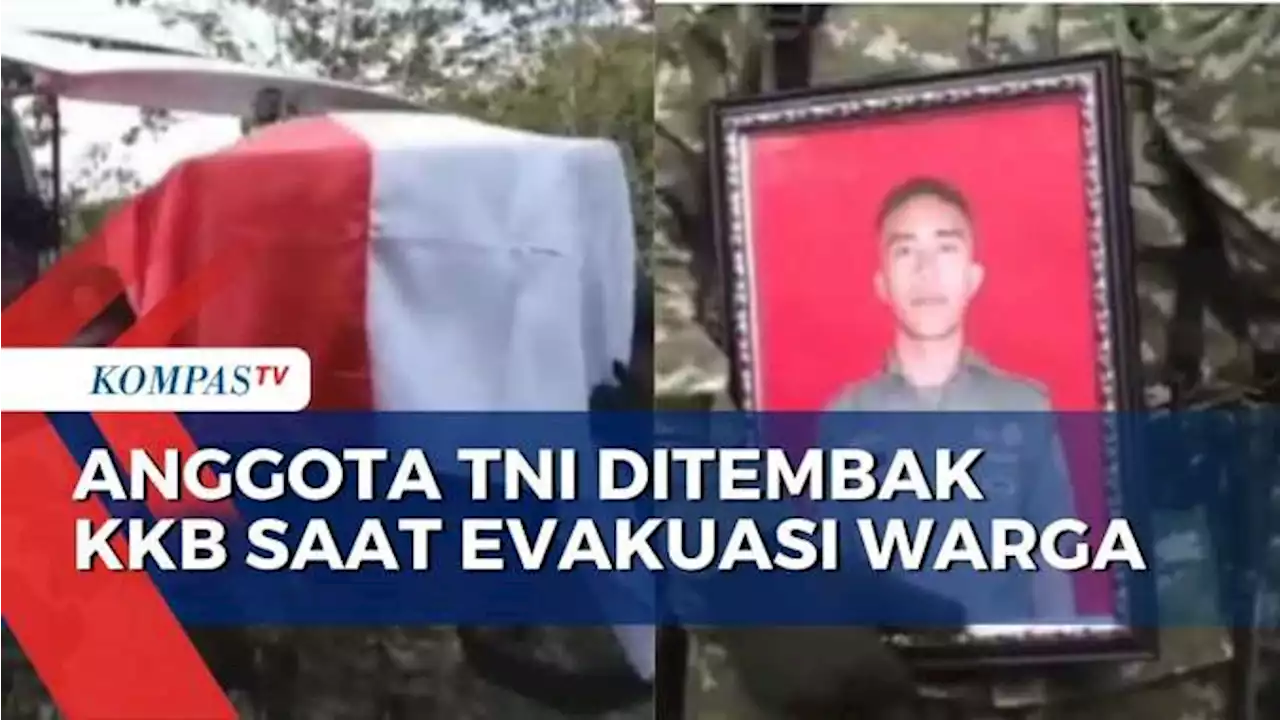 Gugur Ditembak KKB, Anggota TNI Praka Jumardi Dimakamkan