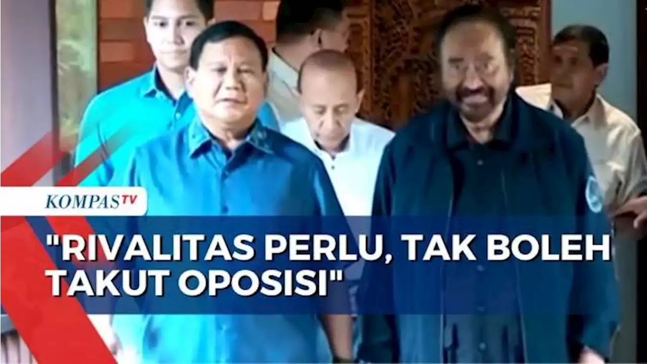 Kesepakatan Prabowo Subianto dan Surya Paloh, Gerindra dan NasDem Sepakat Jaga Pemilu Damai