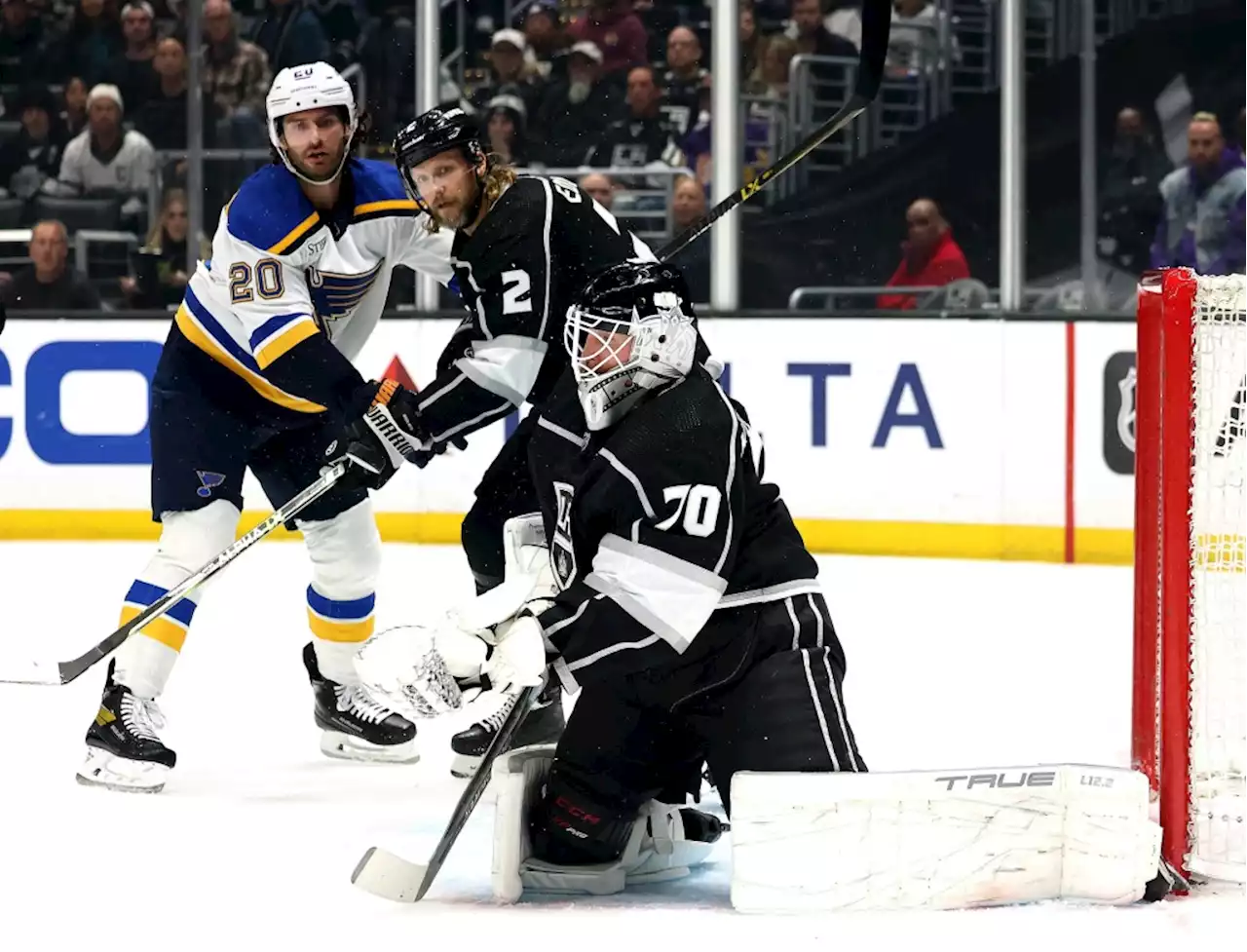 Kings beat Blues in Joonas Korpisalo’s debut