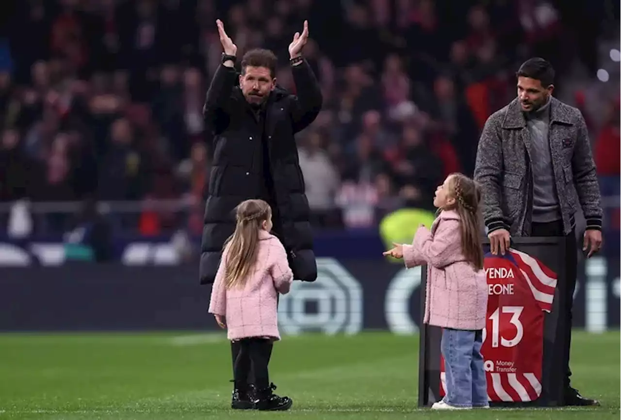 Diego Simeone, festejos y emoción: récord de partidos en Atlético de Madrid, goleada a Sevilla y cariño del público que lo había abucheado