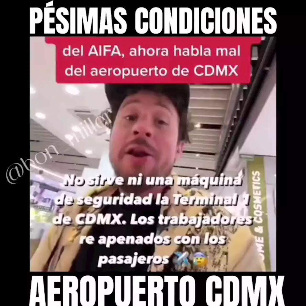 VIDEO: Luisito Comunica critica el AICM, “este aeropuerto está regacho”