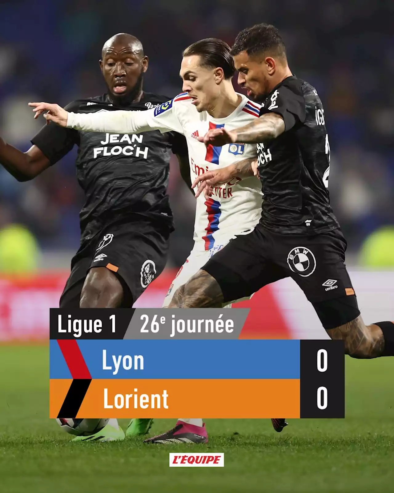 OL 0-0 Lorient, Ligue 1 Uber Eats : Mannone fait mal à l'OL