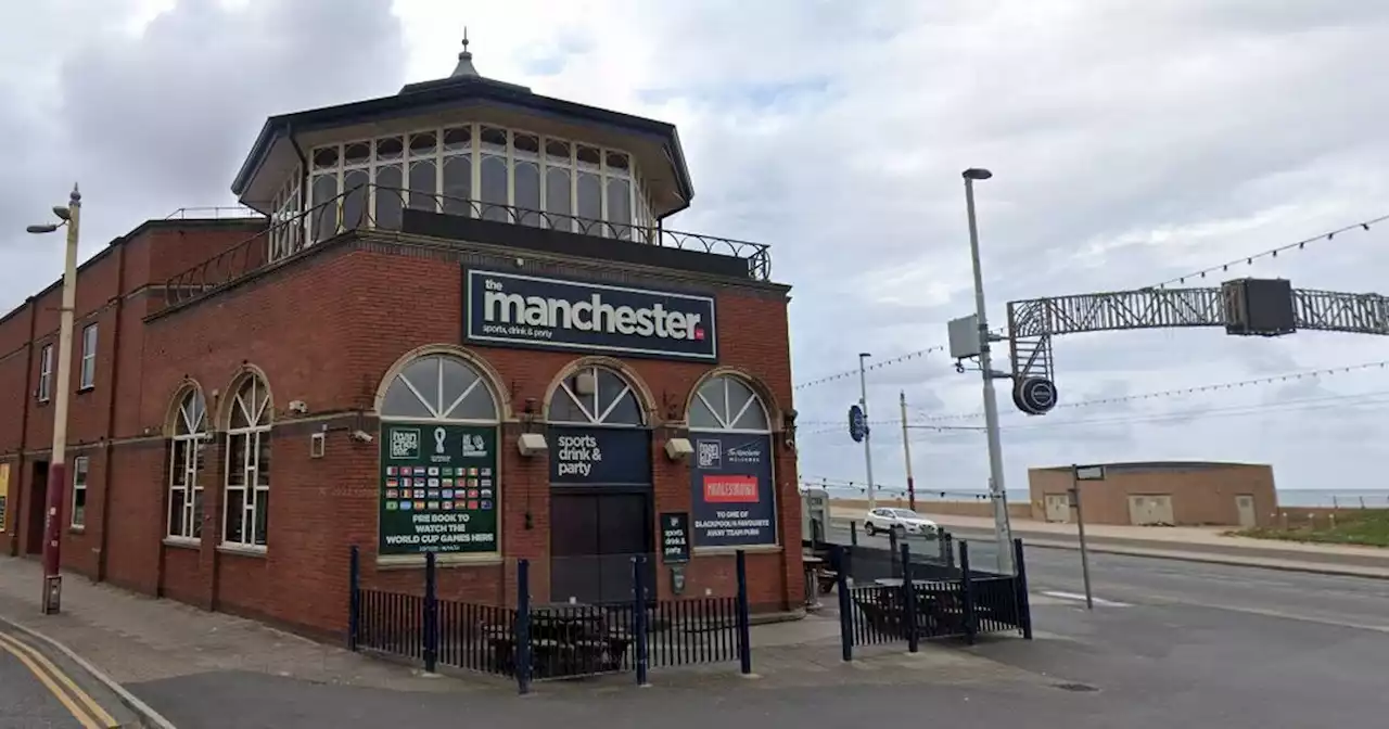 Blackpool's The Manchester Pub taped off by police