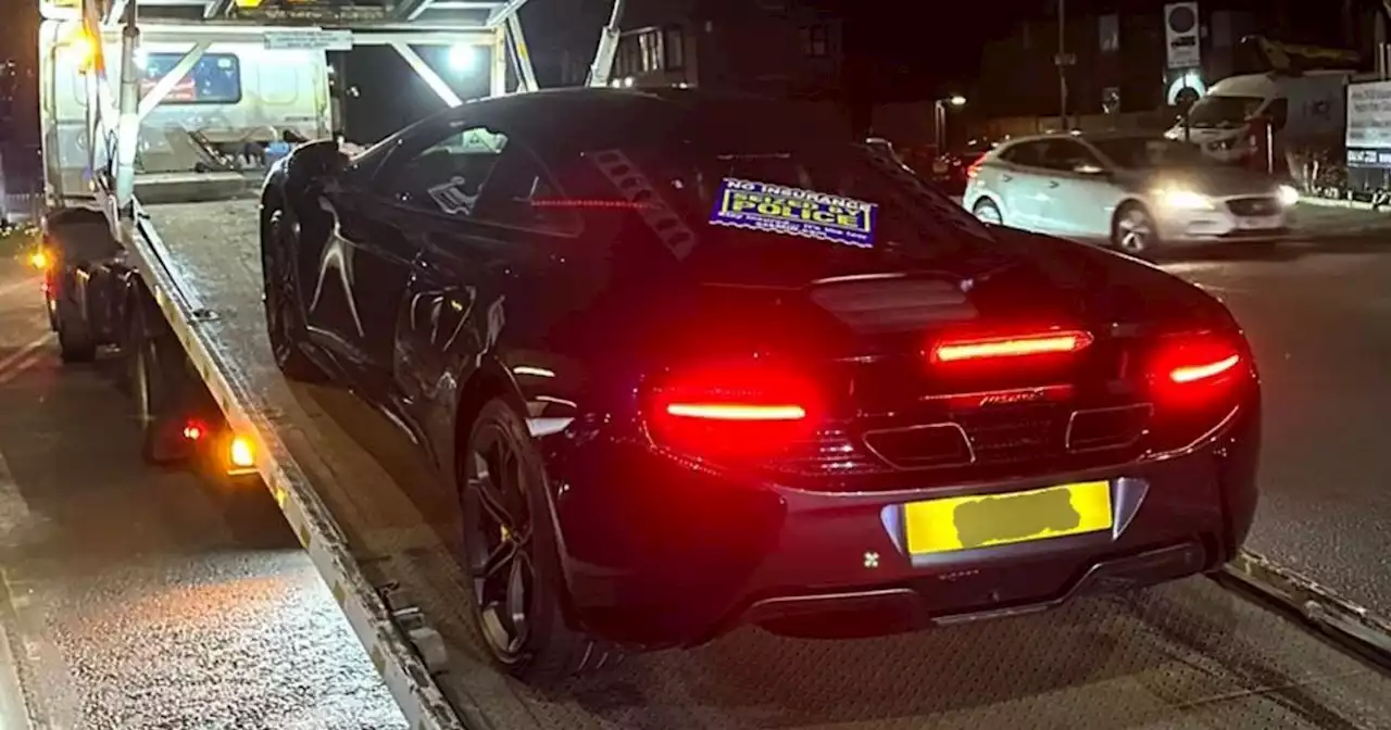 Police seize McLaren after owner let friend drive it with no insurance