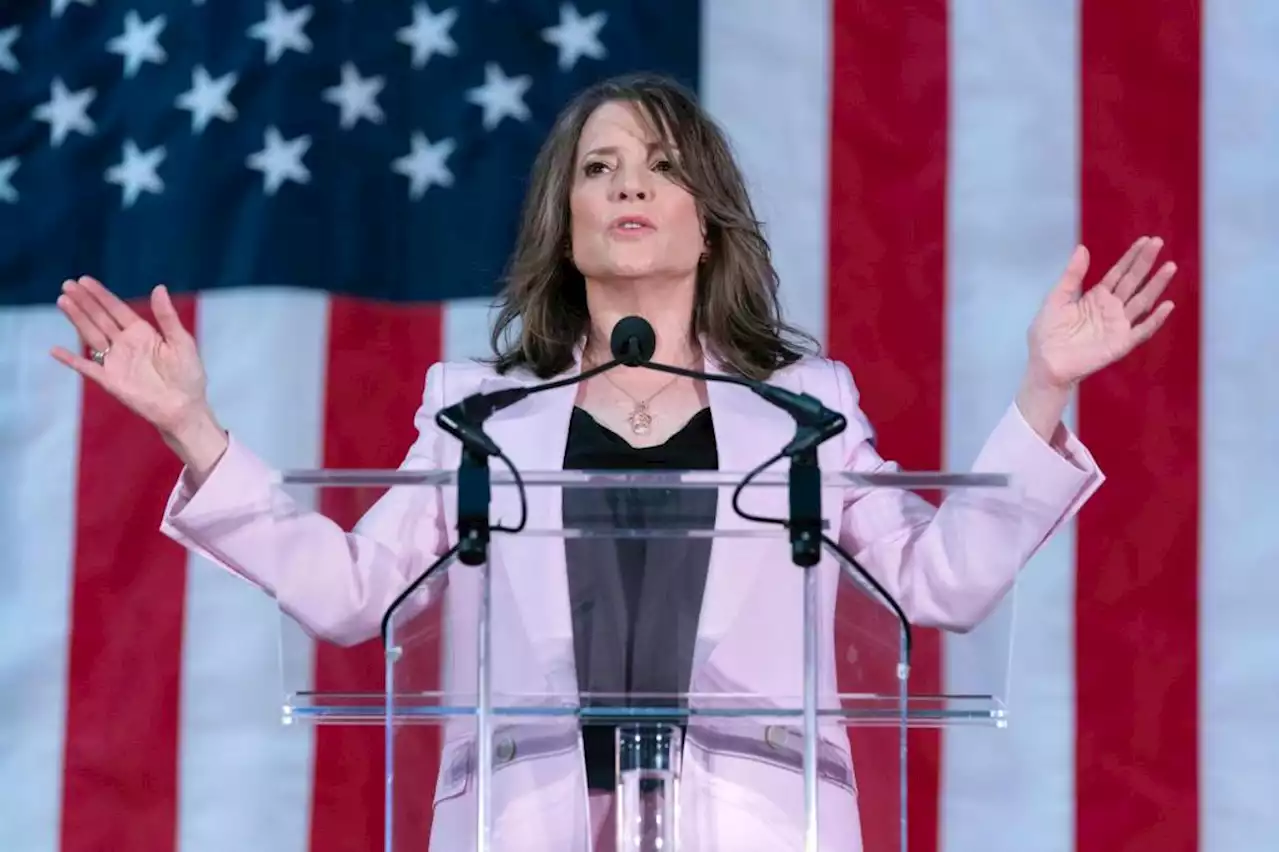 Marianne Williamson begins longshot 2024 challenge to Biden