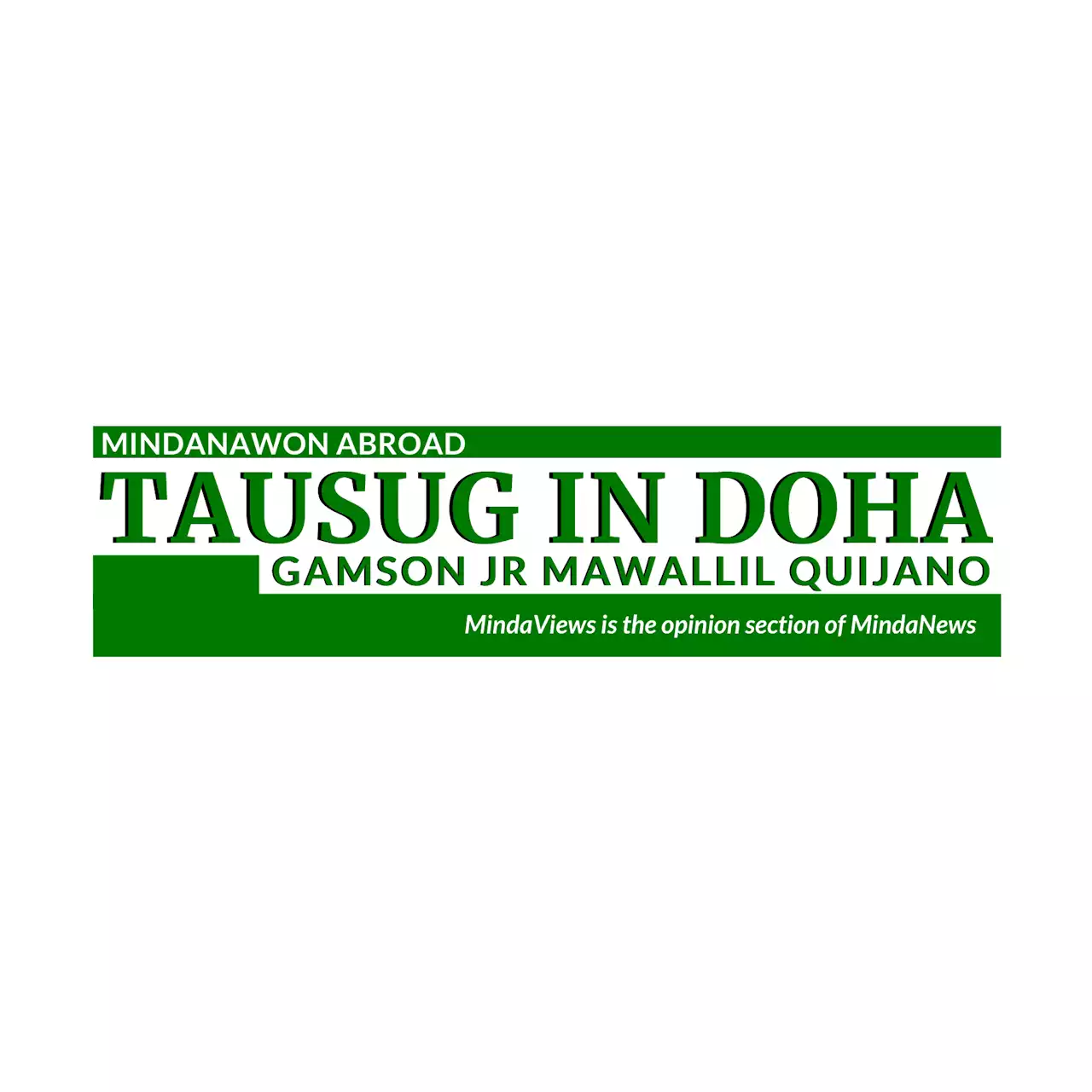 TAUSUG IN DOHA: The amazing fortitude of a bird