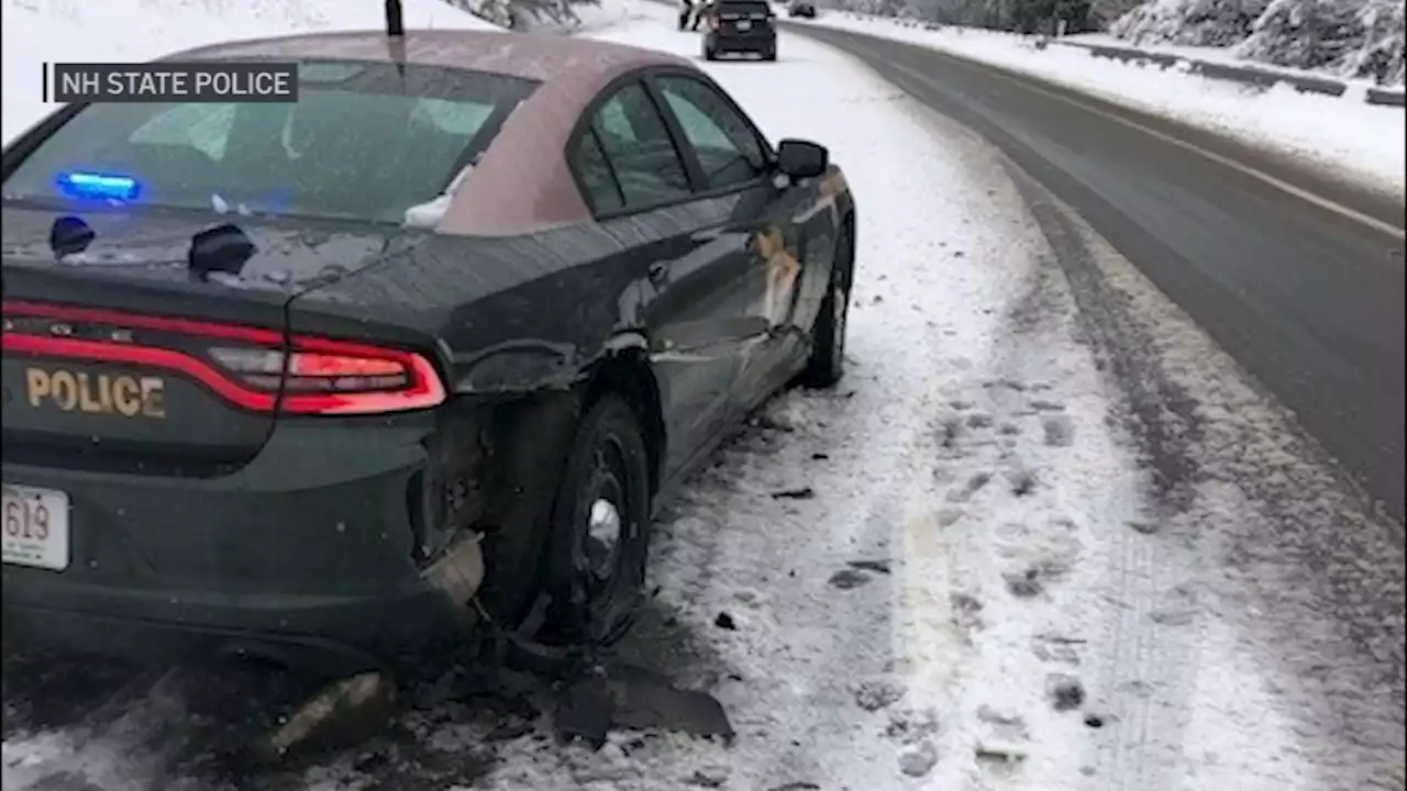 Mass. Man Strikes NH State Police Cruiser During Snow Storm