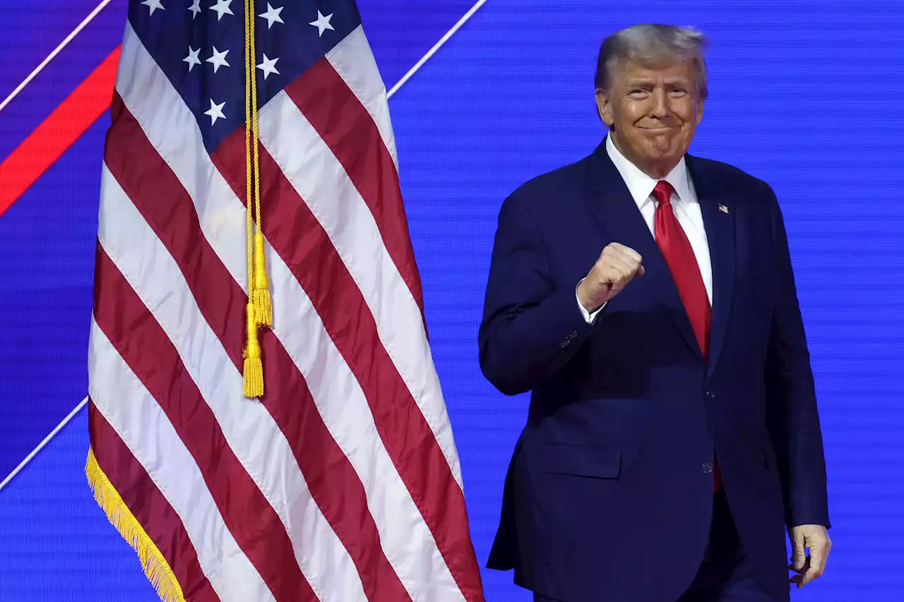 Trump uses CPAC pulpit to rip GOP and Dem foes, makes case for peace