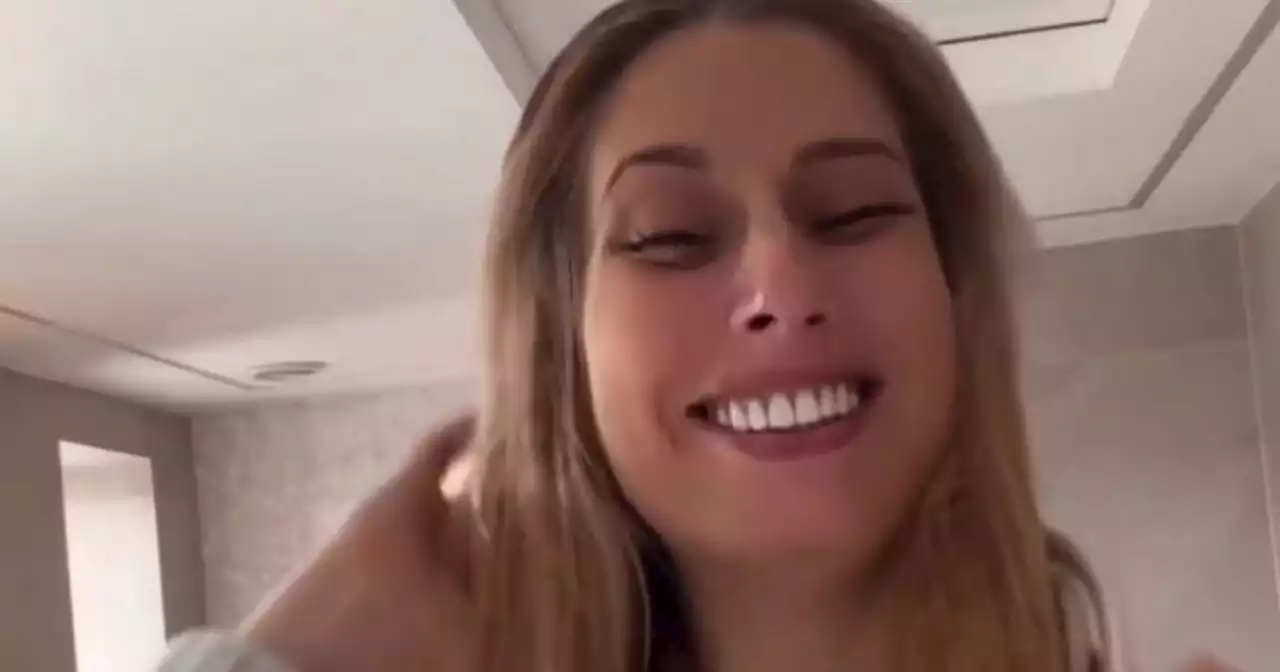 Stacey Solomon emotional as she washes hair for first time since giving birth