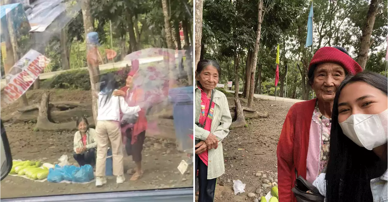 Netizens admire woman for helping two elderlies who sell vegetables in Cagayan - Latest Chika