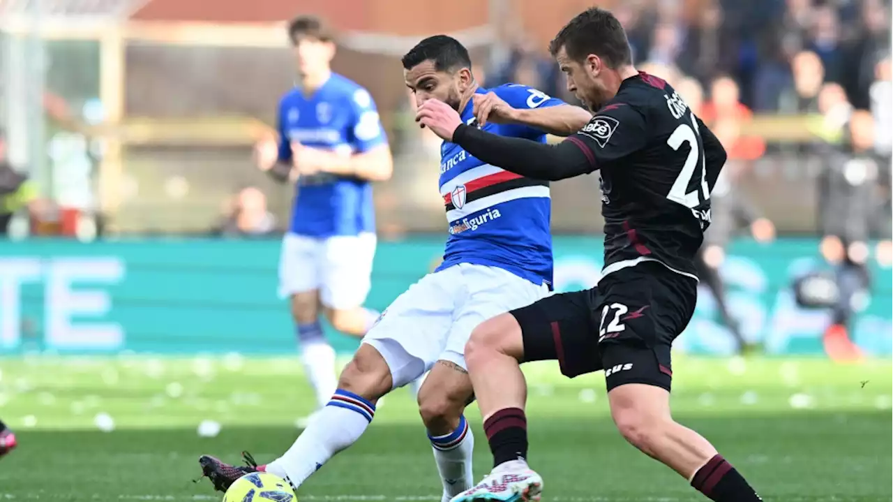 Sampdoria-Salernitana 0-0, niente miracolo per i blucerchiati