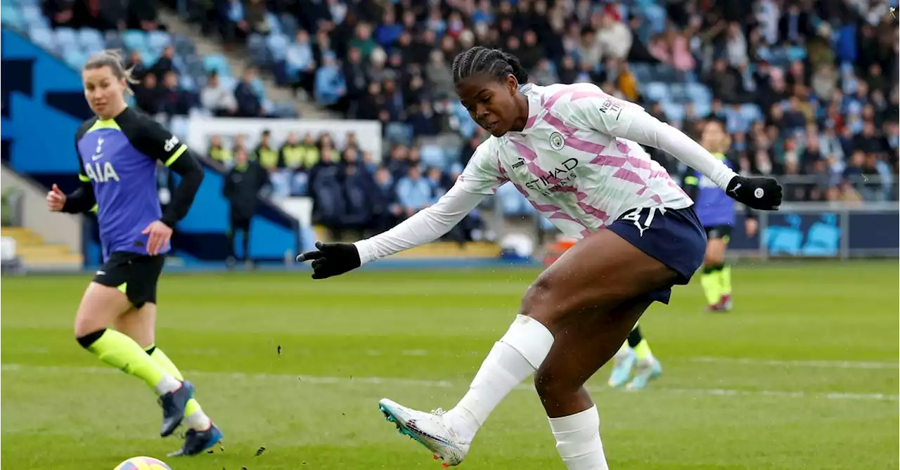 Manchester City beat Spurs but United remain top of WSL after Leicester thrashing