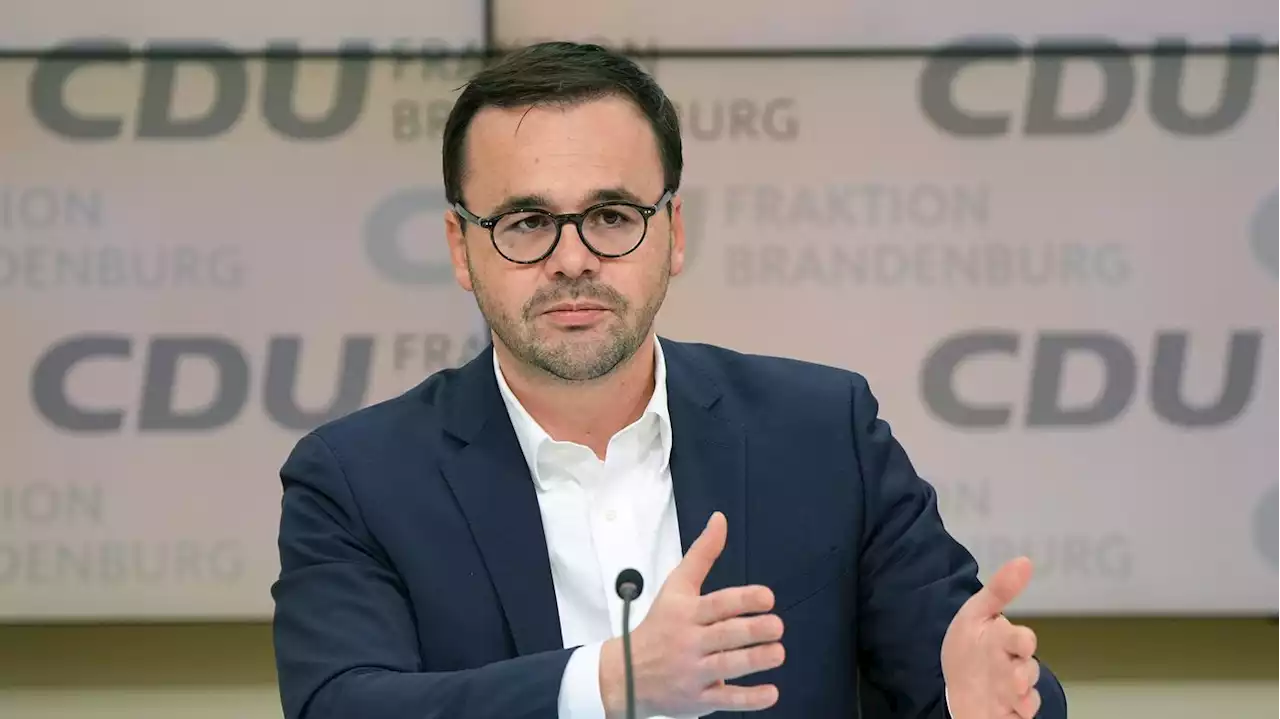 CDU-Mitgliederbefragung in Brandenburg: Jan Redmann soll Landesparteichef werden