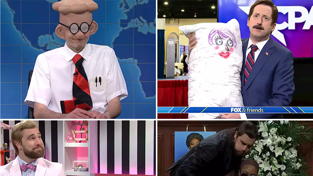 Travis Kelce SNL Sketches Ranked: Fox Dominion Scandal, Dilbert Creator Racism and More