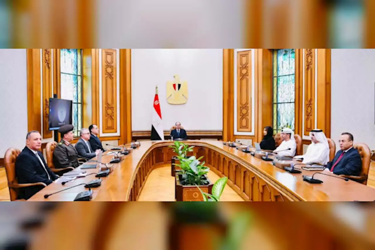 الرئيس المصري يؤكد اعتزاز بلاده بعلاقاتها القوية والمتميزة مع دولة الإمارات