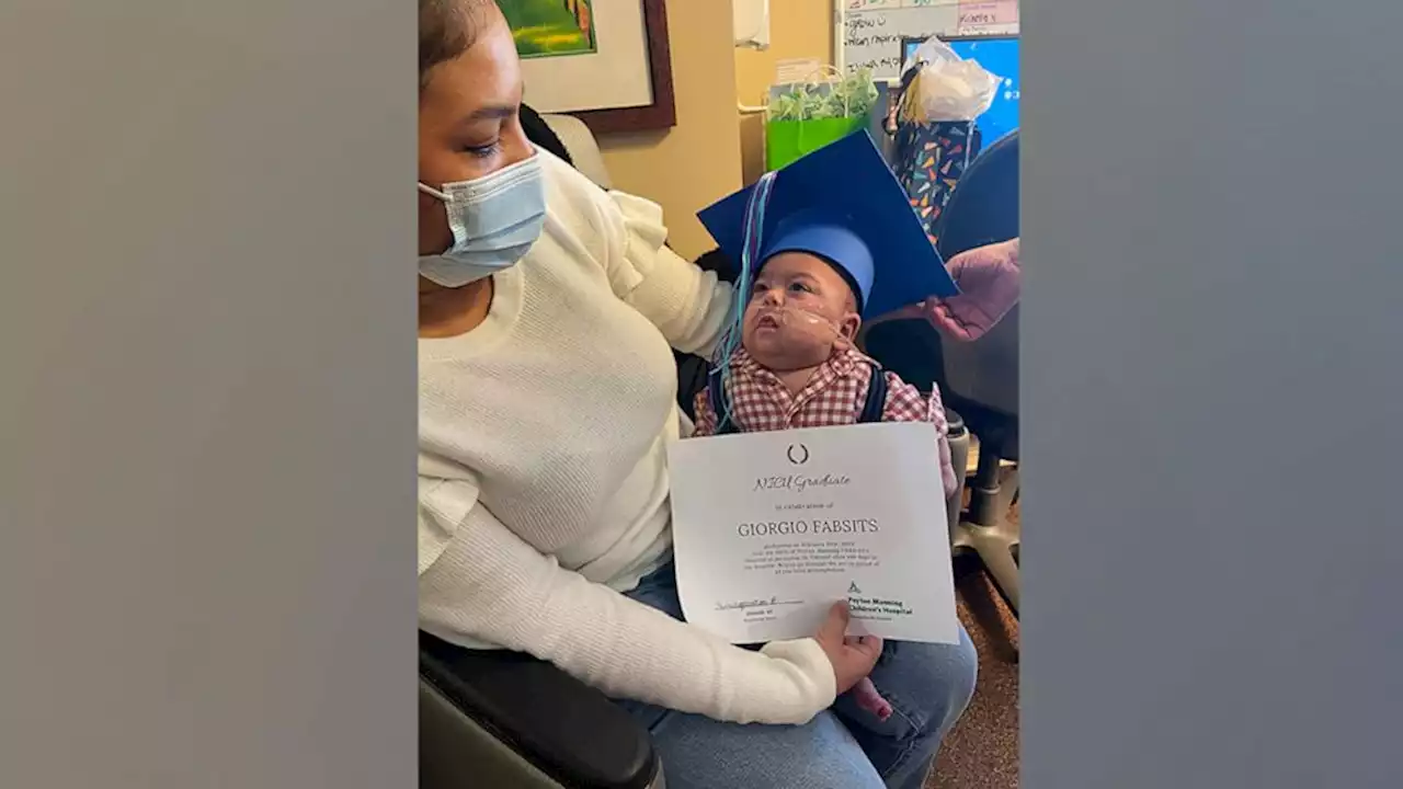 Micro preemie born at 23 weeks 'graduates' from NICU after 190-day stay